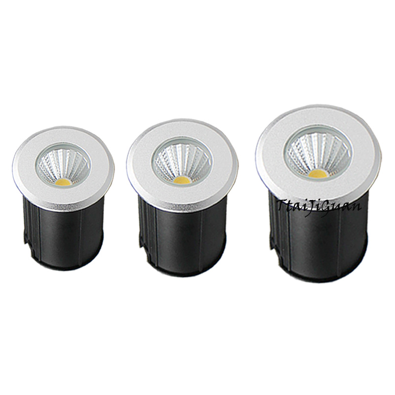 LED 地下ライト 3 ワット 5 ワット地上ガーデンパスフロアランプ屋外地下埋設ヤードランプ景観ライト AC85-265V DC12V