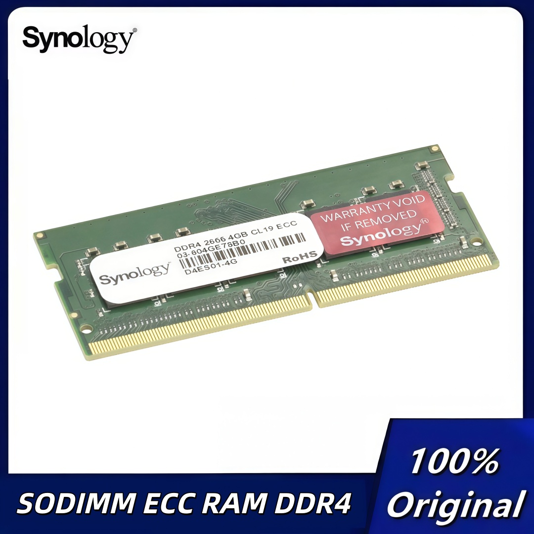 オリジナル Synology SODIMM ECC RAM DDR4 4GB (D4ES01-4G)
