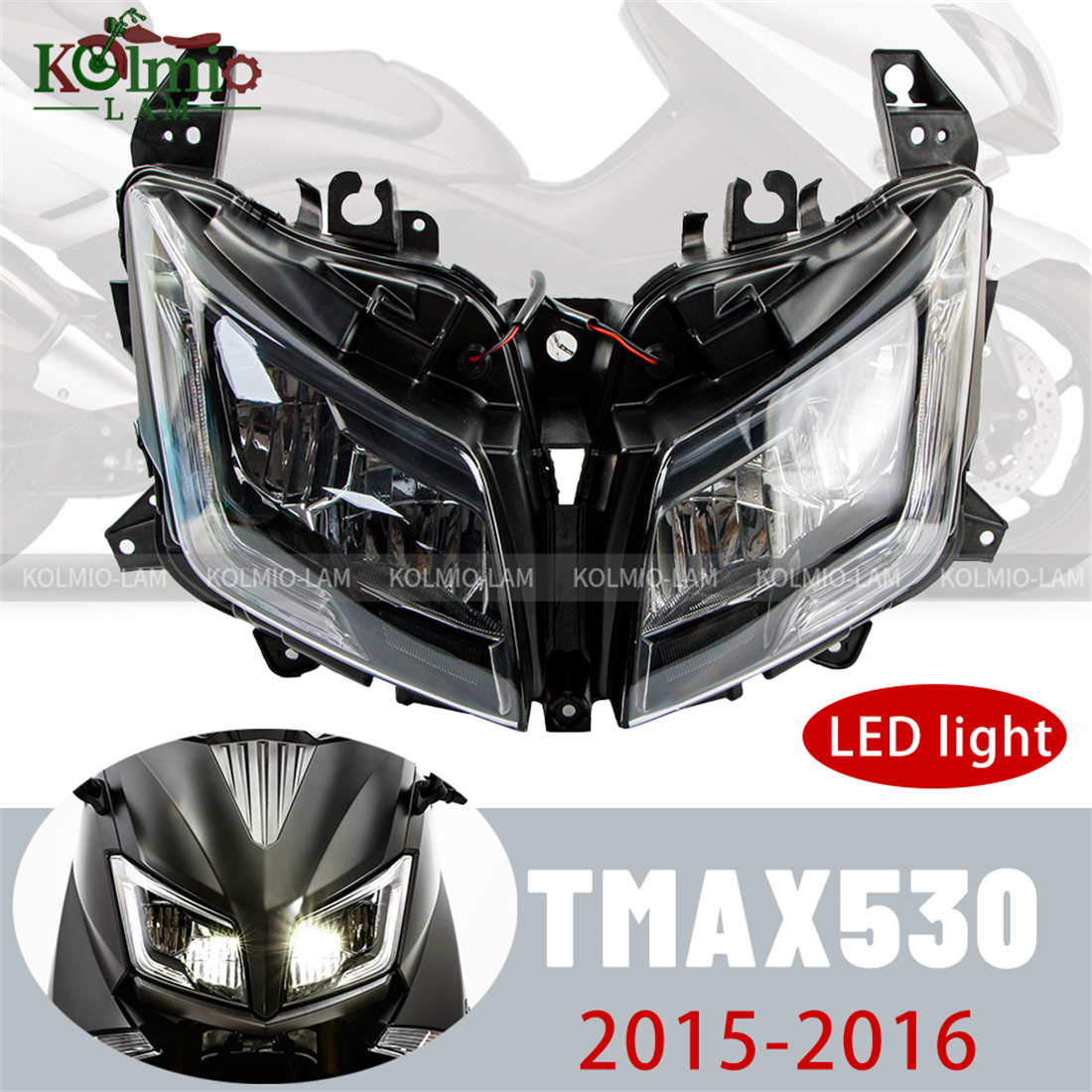 2015 - 2016 TMAX530 LED ヘッドライトヤマハ TMAX 530 オートバイアクセサリー T-MAX 530 XP530 ヘッドランプヘッドライト
