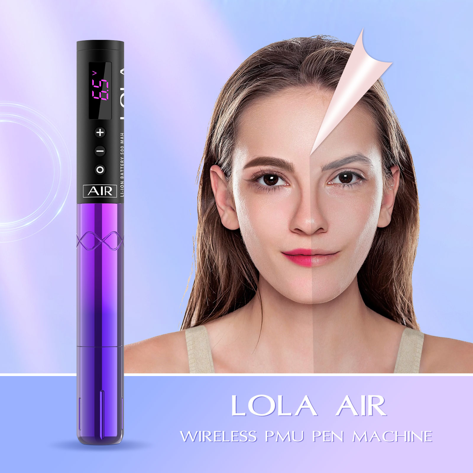 LOLA AIR ワイヤレスバッテリー PMU ペンマシン 3 バッテリーマイクロ顔料眉毛アイライナー唇マイクロブレーディング髪頭皮