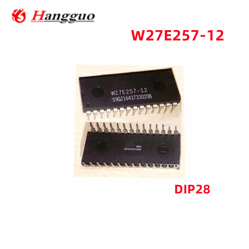 10 ピース/ロット真新しいオリジナル W27E257-12 W27E257 DIP-28 車のメモリ EEPROM チップ