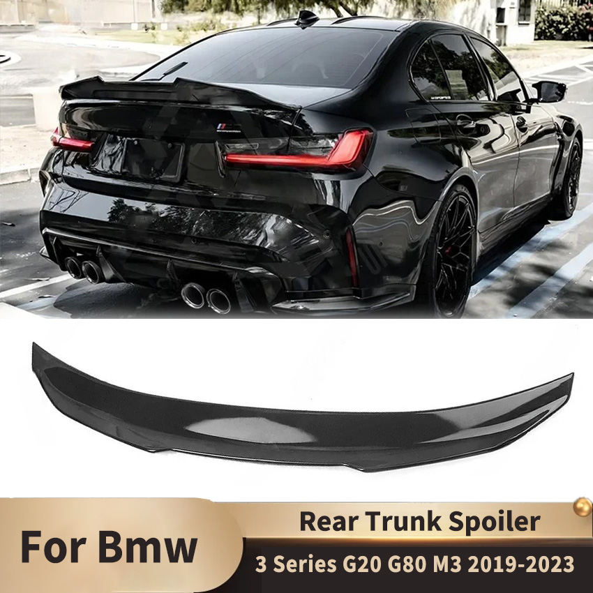 テールウイング Bmw 3 シリーズ G20 320i 330d 330e 330i M340i M 340d G80 M3 2019-2023 PSM スタイルリアルーフリップスポイラーカーアクセサリー