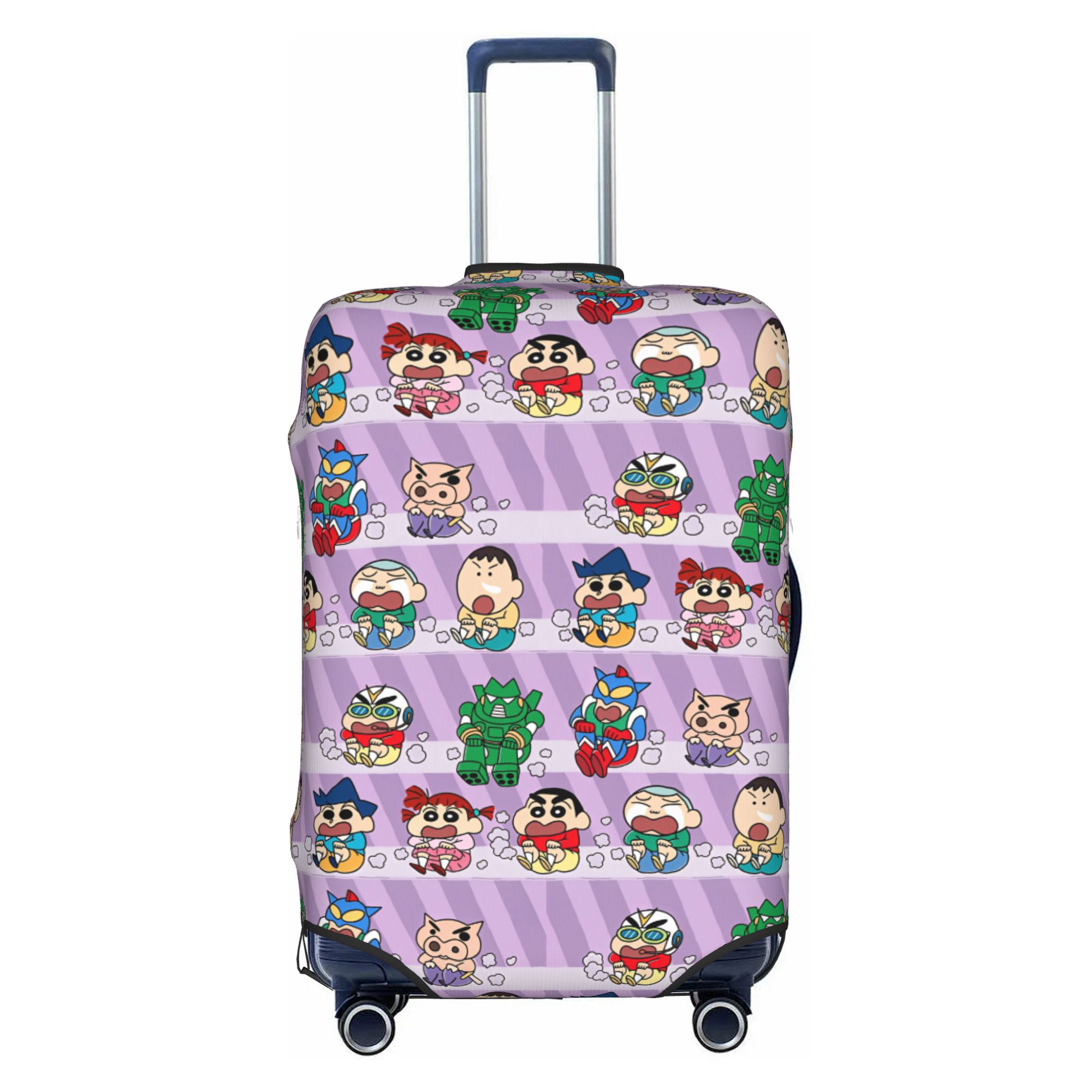 カスタム C-Crayon S-Shin C-Chan アニメ荷物カバープロテクターファッション旅行スーツケースカバー 18-32 インチ
