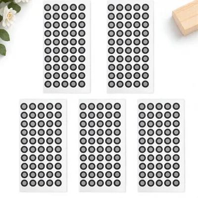 5 枚の反射マーキングポイント 3D スキャナブラックフィルム耐引裂性耐久性のあるスキャン基準マーカーポイント