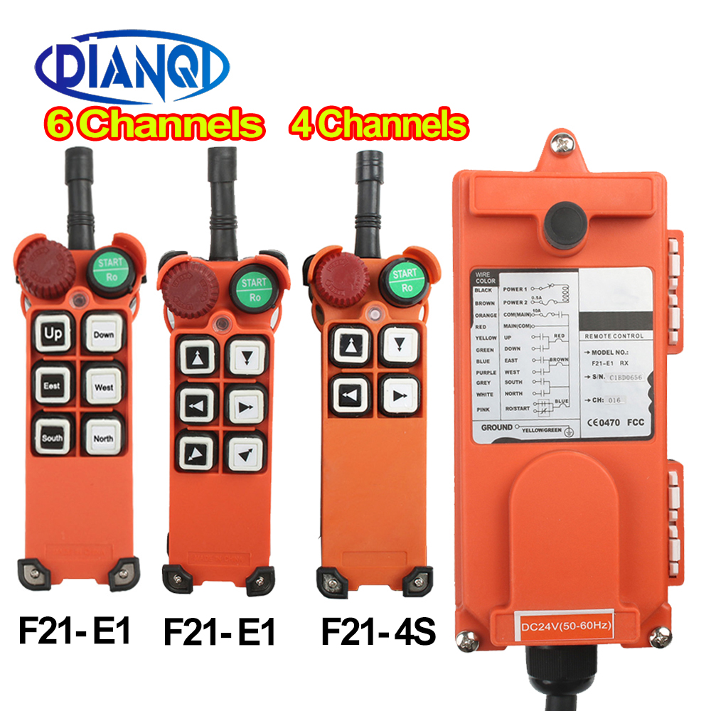 F21-4S F21-E1 工業用リモコンスイッチホイストクレーン制御リフトクレーン 220V 380V 110V 12V 24V ワイヤレススイッチ