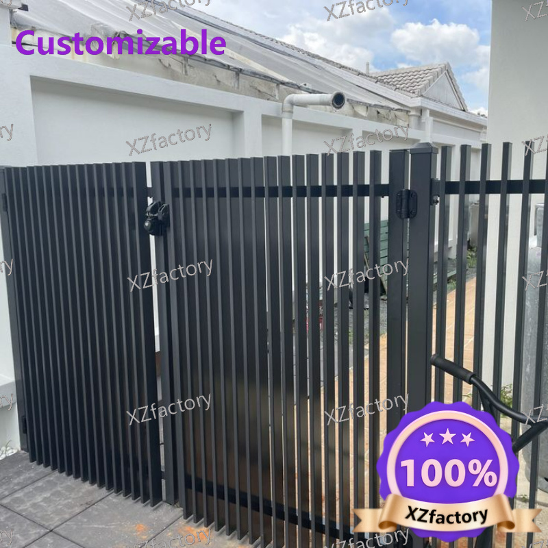 工場直接 2026 トップ RatedOutdoor アルミ 3d フェンスアンチクライムアルミ垂直セキュリティブレードフェンスパネル庭のフェンシング