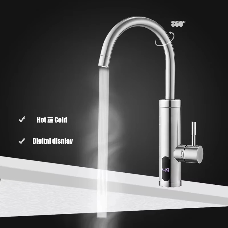 3000 ワット電気タンクレスインスタント給湯蛇口キッチン加熱タップ冷から温まで急速加熱給湯タップ家庭用