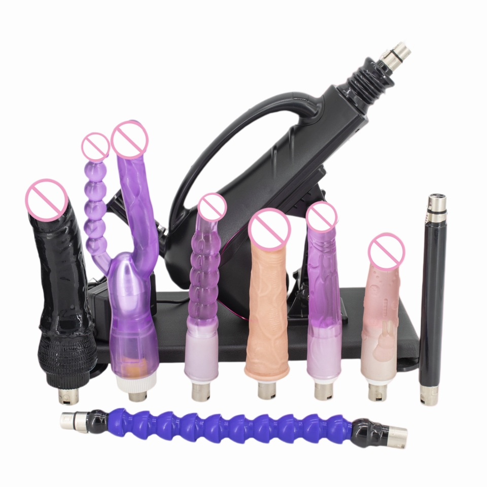 FREDORCH Mini Automatic Sex Machine With 3XLR Dildo Attachments For Men And Women Masturbation Toys Sex Love Machine Vibrator