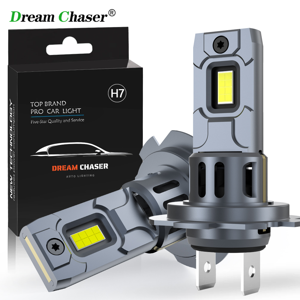 Dream Chaser 20000LM ミニ H7 LED ヘッドライト電球ワイヤレス 120 ワット CSP 車のヘッドランプ自動ダイオードランプ H7 ターボ Led 12 V 6500 K