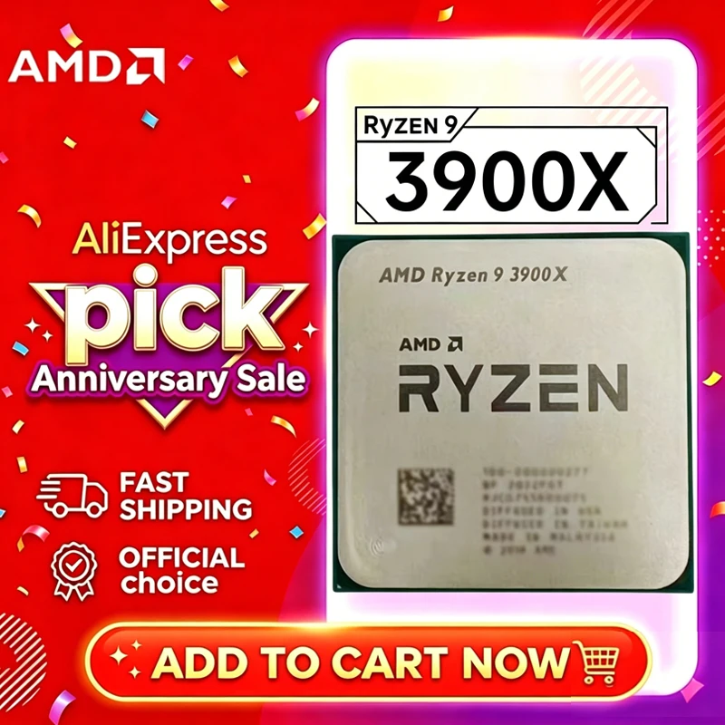 AMD 新しい Ryzen9 3900X 3000 シリーズ ロック解除プロセッサ 3.8 GHz ベース 4.6 GHz ブースト大規模 64 MB キャッシュ マルチタスク AM4 DIY CPU