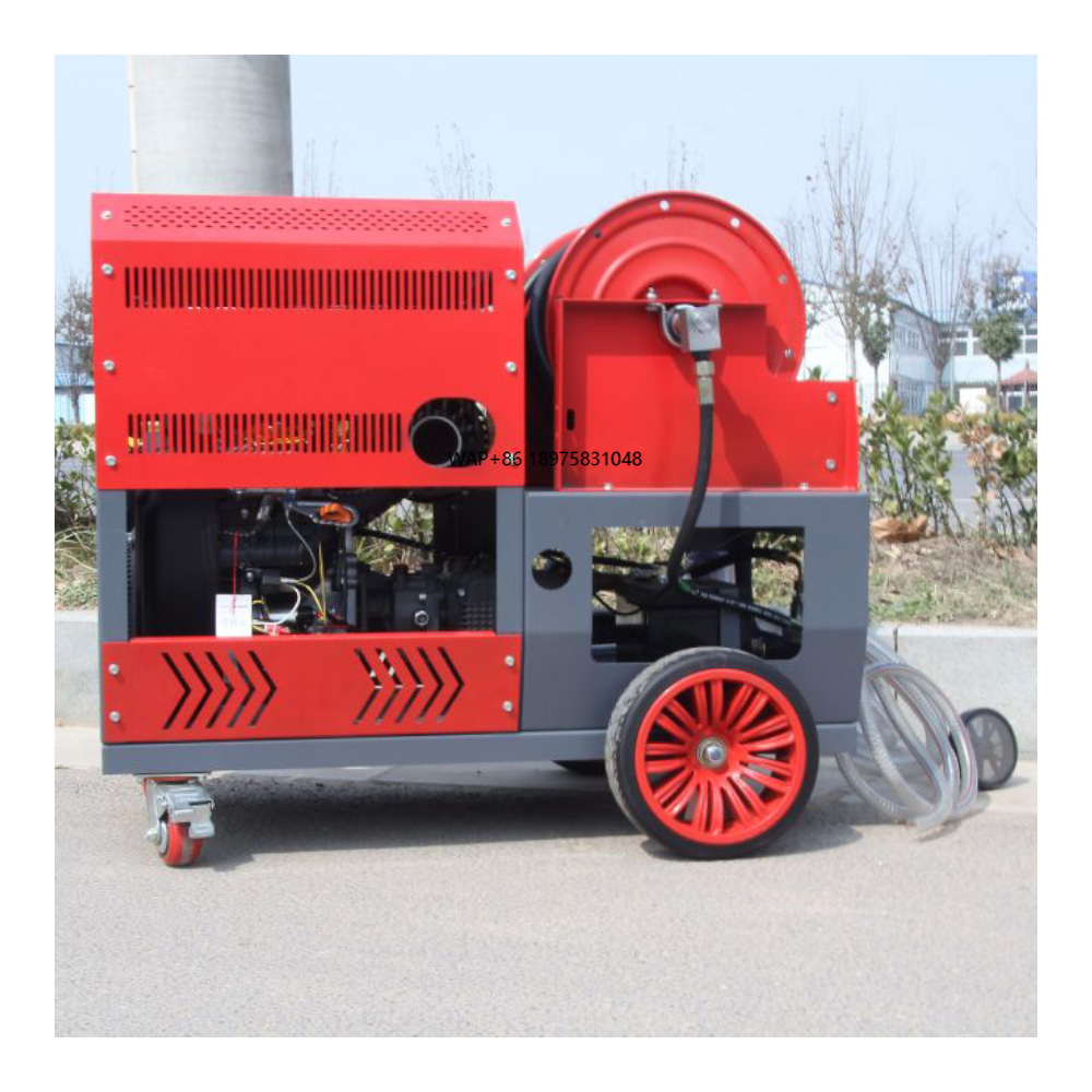 リモコン 37Hp 高圧排水管洗浄機工業用下水道管洗浄装置