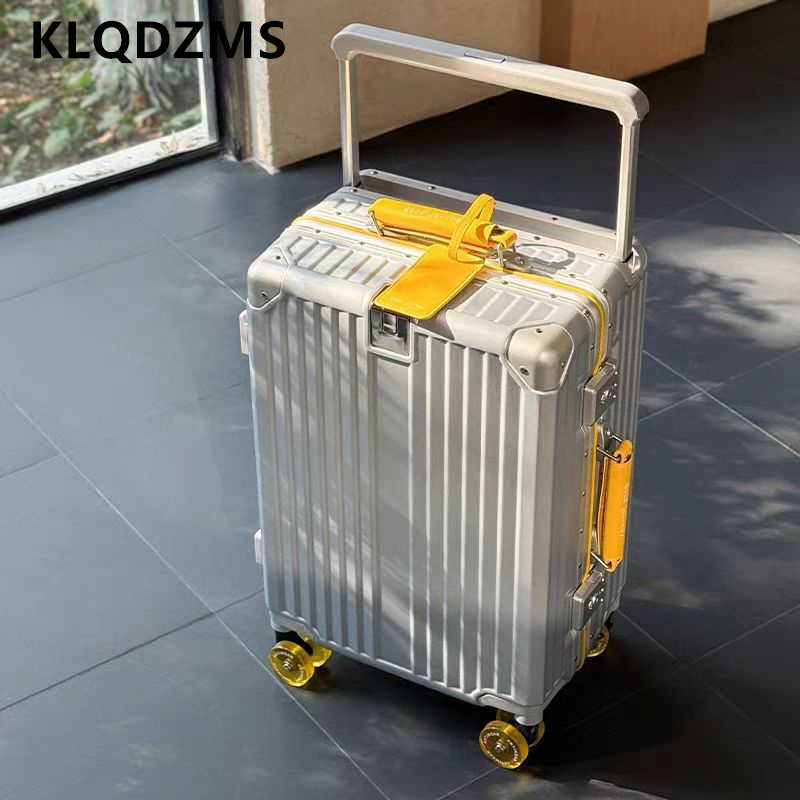 KLQDZMS 旅行荷物 24 "26" 28" 30 インチ女性の大容量トロリーケース 20 インチ ABS PC 搭乗ケースメンズキャビンスーツケース