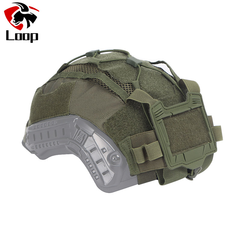 NVGバッテリーポーチ付き海上ヘルメット用戦術ヘルメットカバー狩猟戦術保護やアウトドア活動に最適