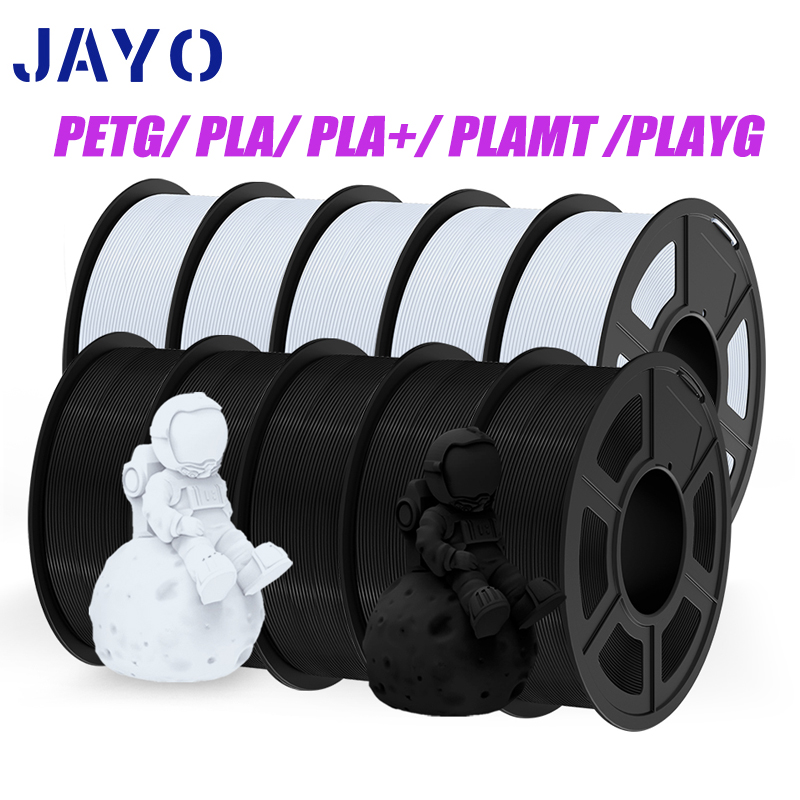 JAYO 3D フィラメント PLA/PLAPLUS1 75 ミリメートル FDM プリンタ用気泡のない材料低収縮高 3-7 ヨーロッパ倉庫短納期