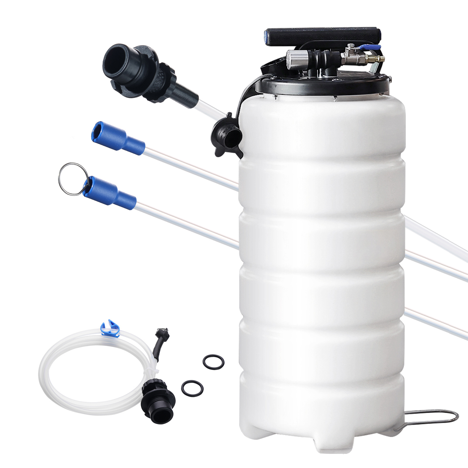 SucceBuy 6.5L/15L 空気圧式液体抽出器 サクションホース付き オイルチェンジャー 燃料ポンプ 自動車用液体真空真空用