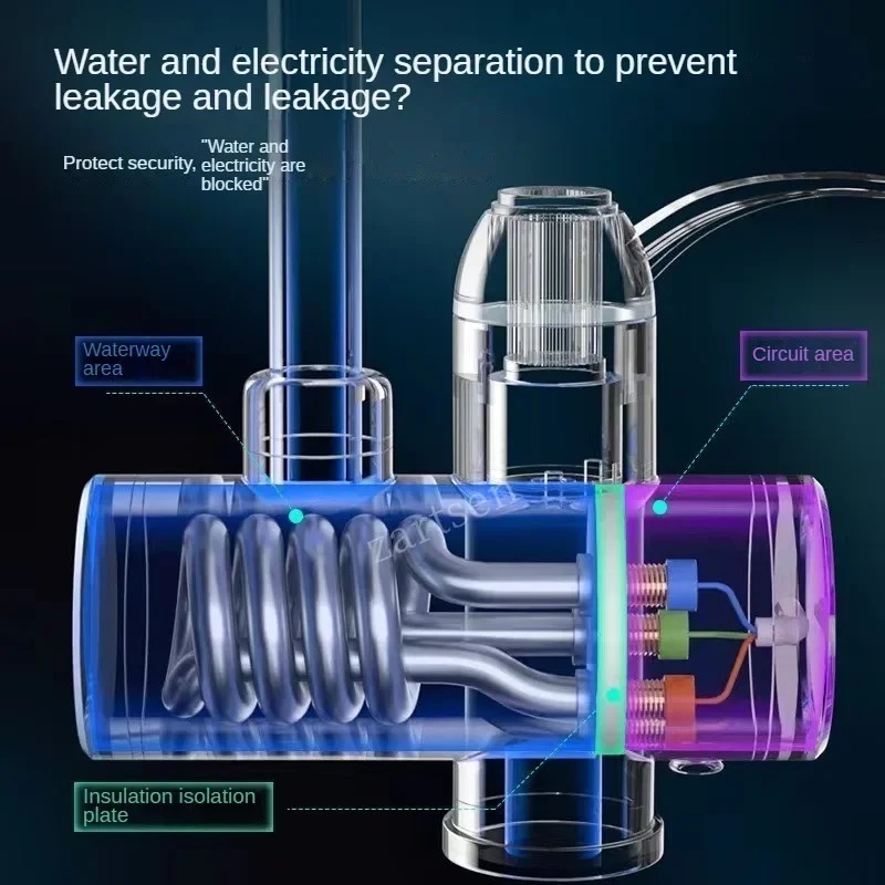 3000 ワット電気タンクレスインスタント温水蛇口ヒーター冷暖房タップキッチンシンク用