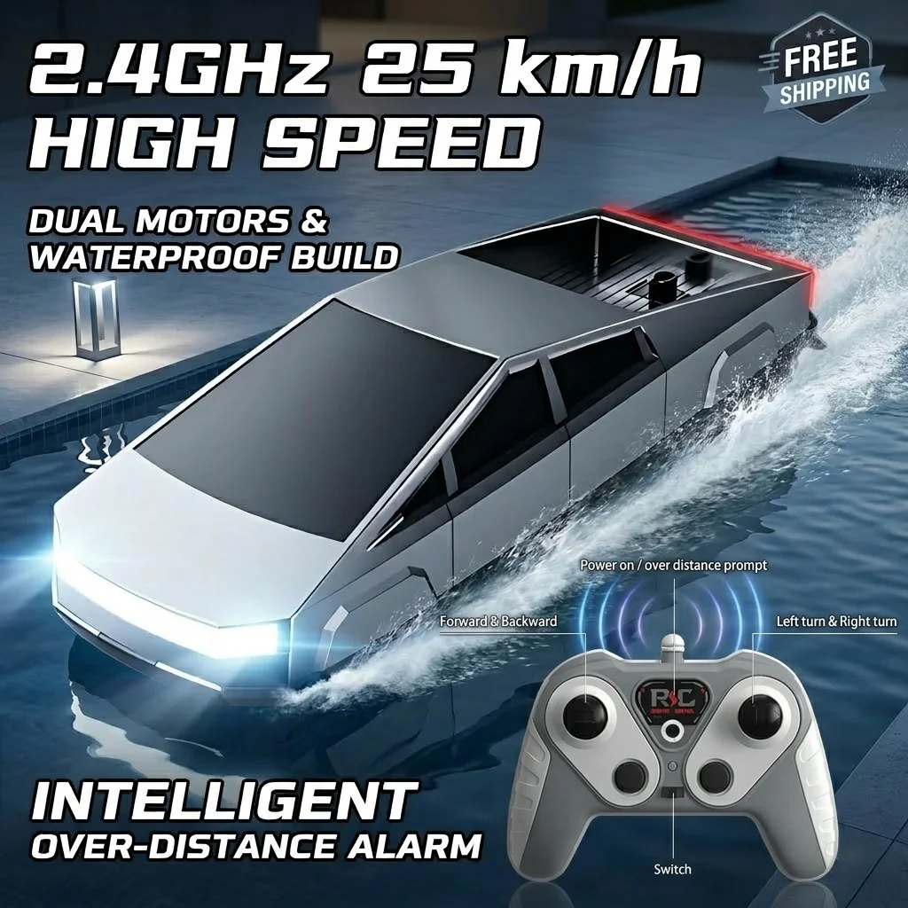 RC ボート高速 2.4GHz リモートコントロールボートデュアルモーター防水レーシングスピードボートプール湖屋外子供男の子のおもちゃギフト