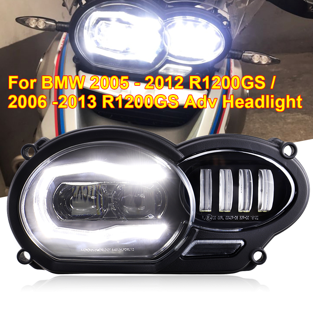LED Headlight Assembly for BMW R1200GS 2005 - 2012 / R 1200 GS Adv 2006 -2013 Front Motorcycle Light Accessories