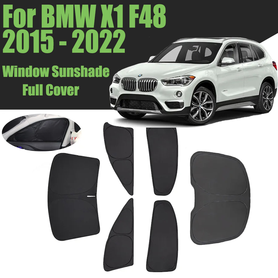 Custom Car Window Sunshade For BMW X1 F48 2015 - 2022 Full Cover Privacy Blind Curtain Front Windshield 2016 2017 2018 2020 2021