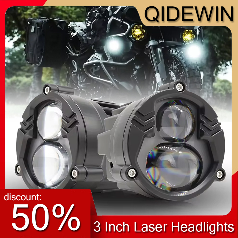 追加の LED ヘッドライトオートバイスポットライト高低コンボビーム作業運転補助フォグランプバー ATV UTV オフロード 4 × 4 トラック