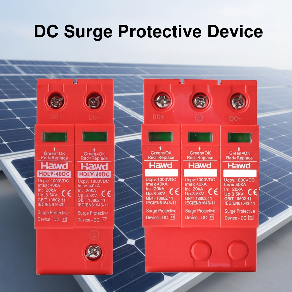 DC SPD サージ保護装置 2P 40KA 60KA 600V 800V 1000V 電圧プロテクター太陽光 PV 太陽光発電避雷器