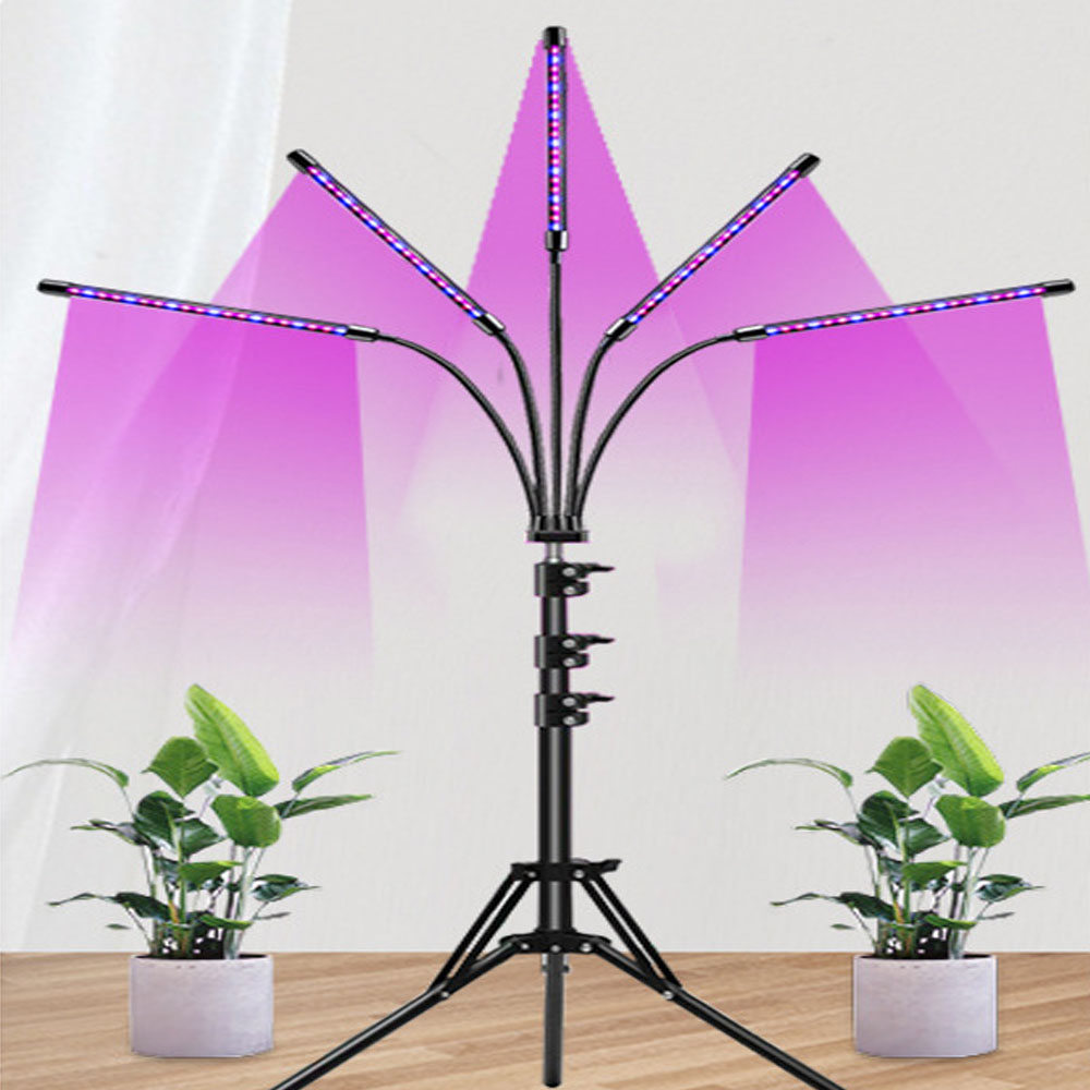 三脚 USB フィトランプフルスペクトル水耕栽培電球 LED 成長ライト屋内植物ランプ温室野菜花フィトランプ成長ボックス