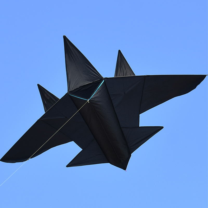 戦闘機凧飛行おもちゃ子供のための航空機凧ストリングライン屋外ゲーム飛行機凧スポーツこまロープ飛行機
