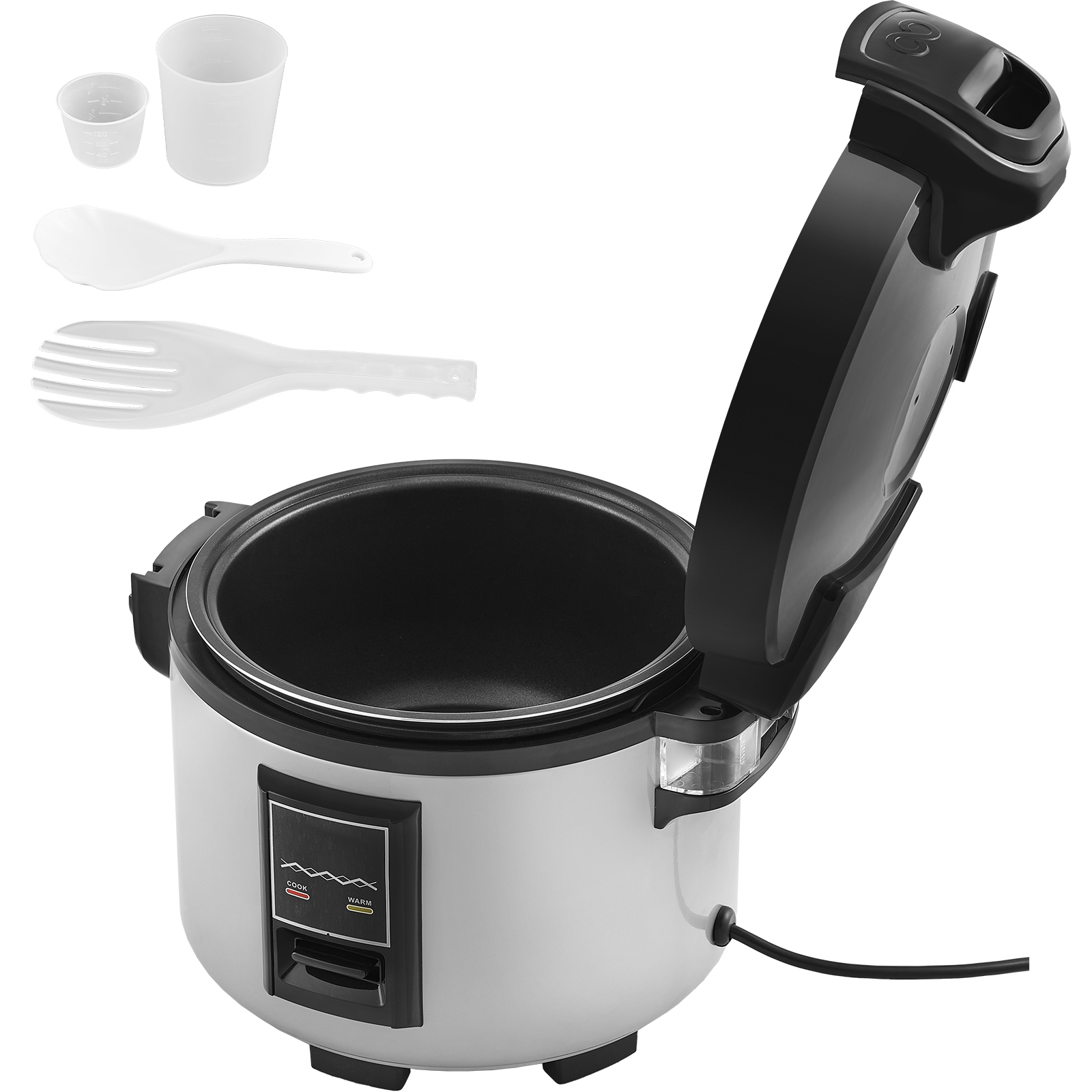 SucceBuy 業務用炊飯器 45/60/70 カップ炊飯器 9/13/15 L 焦げ付き防止の内釜付き ライスカップパドル付き高速調理