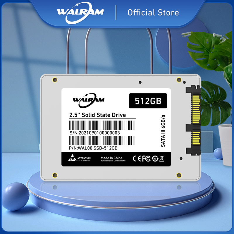 Walram SSD 1 テラバイト 2.5 "SATA3 ハードディスクディスク 120 ギガバイト 128 ギガバイト 256 ギガバイト 480 ギガバイト 512 ギガバイト 500 ギガバイト内蔵ハードドライブディスクラップトップデスクトップ用