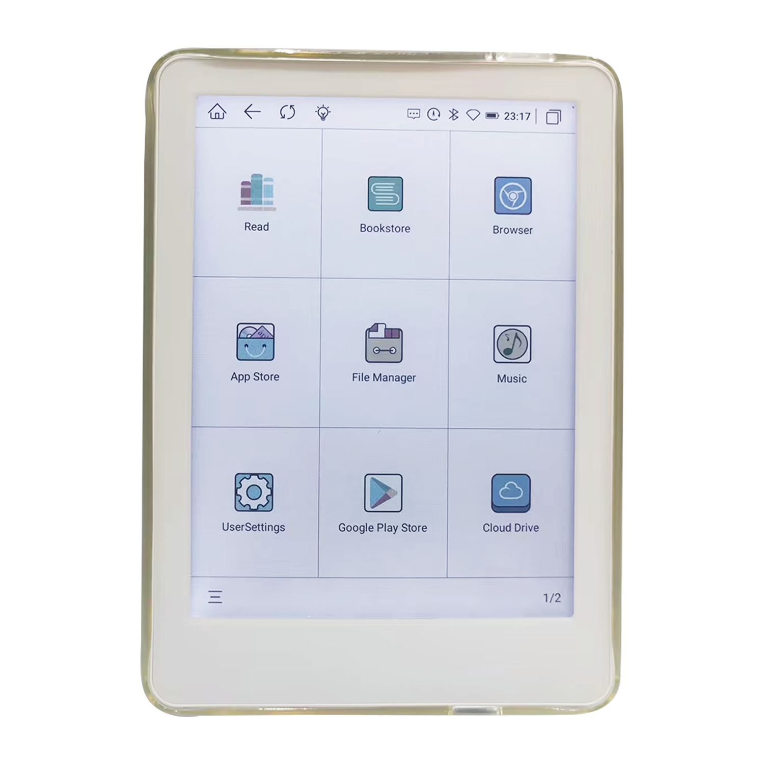 Ereader электронная книга Meebook M6/M6C/S6 Ereader  Transparent case