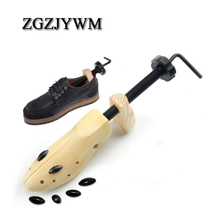 ZGZJYW 靴ストレッチャー木製シューズツリーシェイパーラック、木製調節可能なフラットパンプスブーツエキスパンダーツリーサイズ S/M/L 男性女性