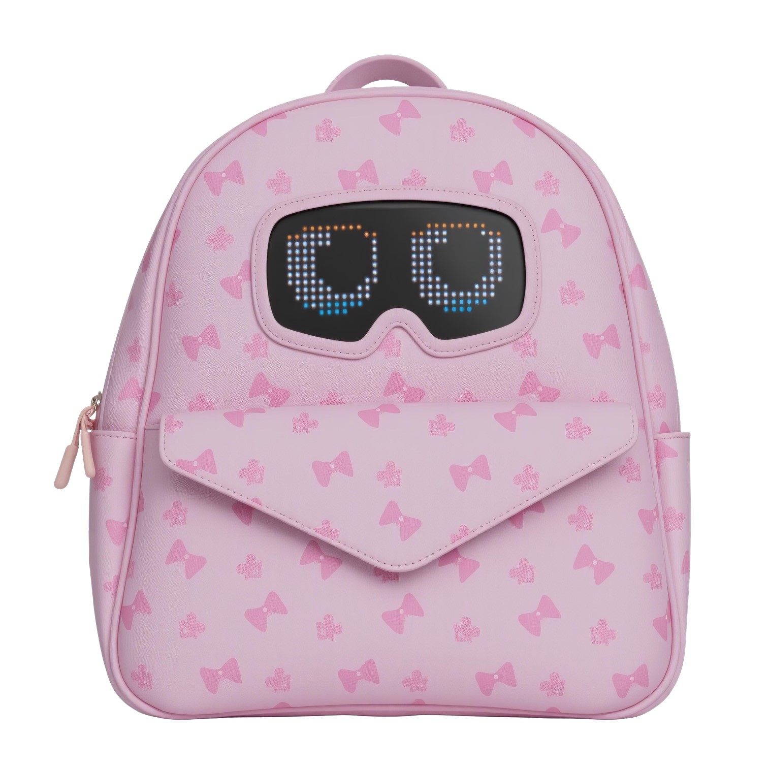 LOY LED スクリーンかわいい目ベビー幼稚園スクールバッグアプリ制御ディスプレイバックパック汚れにくい子供キッズナップザック