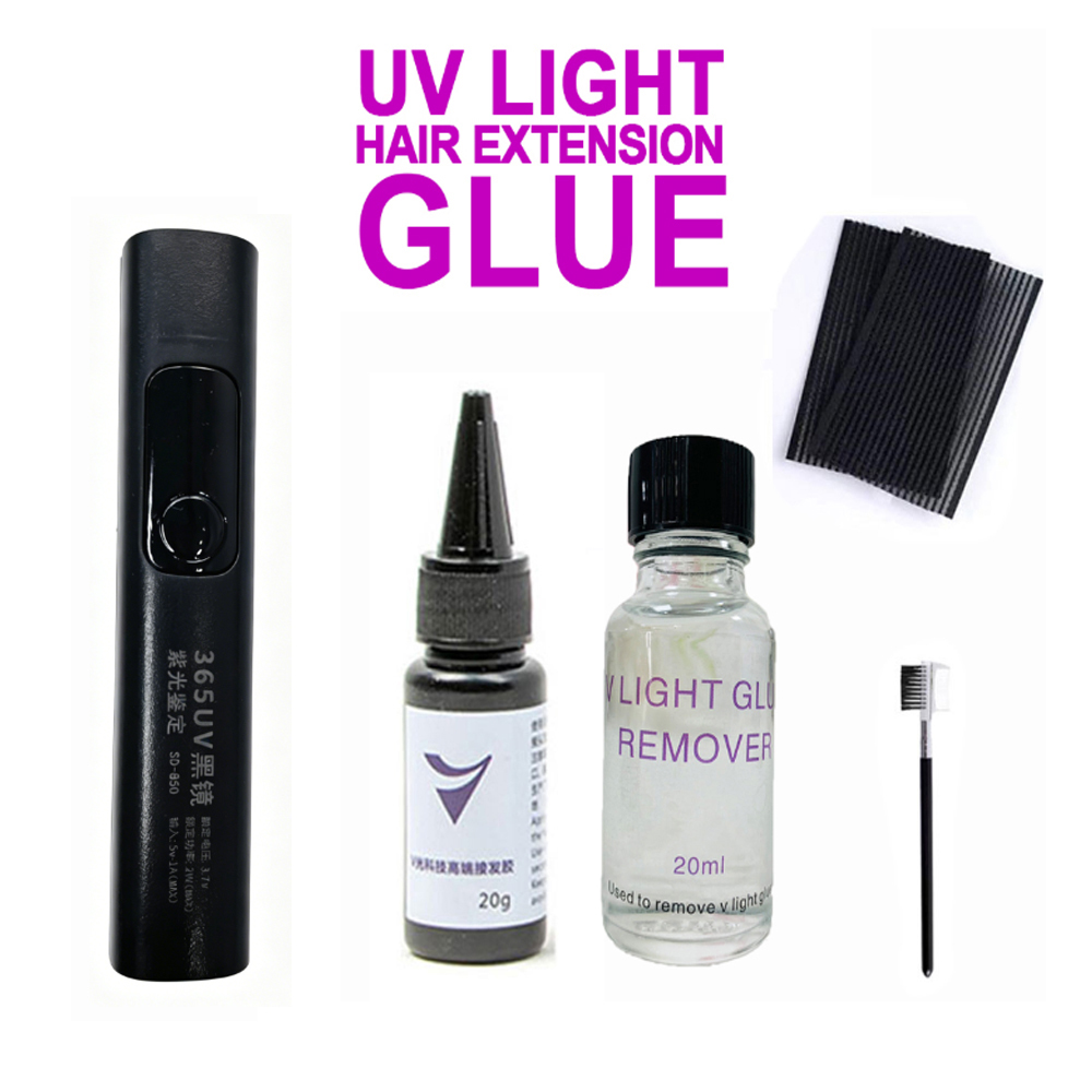 V-Light ヘアエクステンションセット技術かつらヘアピース本物の髪高速グラフトツールしっかりと跡のないテープヘアエクステンションツール