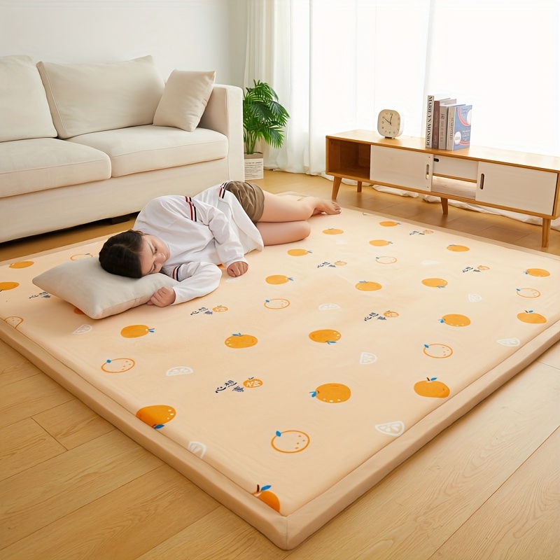 Velvet Mattress Multiple Sizes Winter Warm Milk Velvet Living Room Window Tatami Sleeping Bed Mat Soft Sofa Bedroom Furniture
