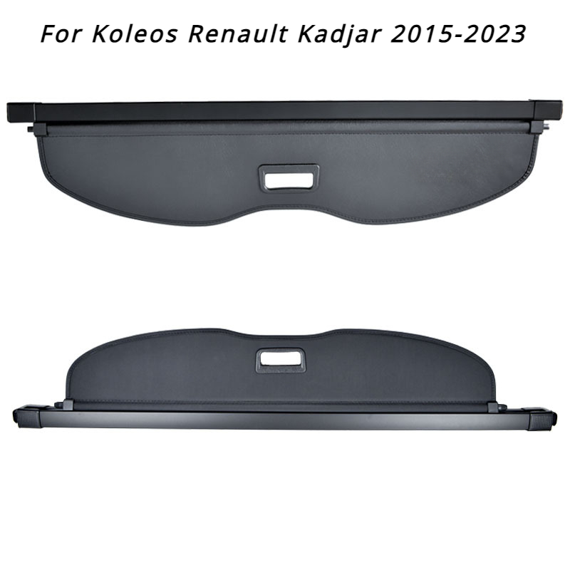 トランクカーゴカバー ルノー Kadjar 2015-2022 セキュリティシールドリア荷物カーテンパーティションプライバシーカーアクセサリーオーガナイザー