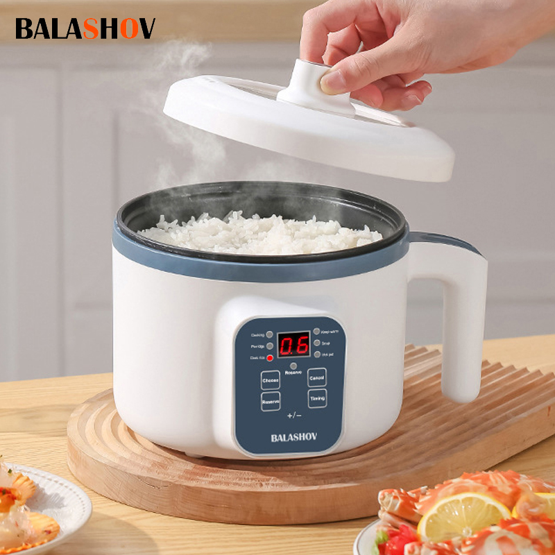 1.7L 電気炊飯器単二層 220V マルチクッカーノンスティックスマート機械式 MultiCooker 蒸し炊飯釜家庭用