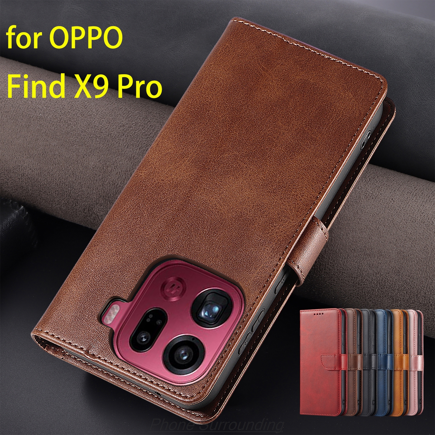 財布フリップカバーレザーケース OPPO 検索 X9 プロ 6.78 "pu レザー電話バッグ保護ホルスター Capa Fundas Coque