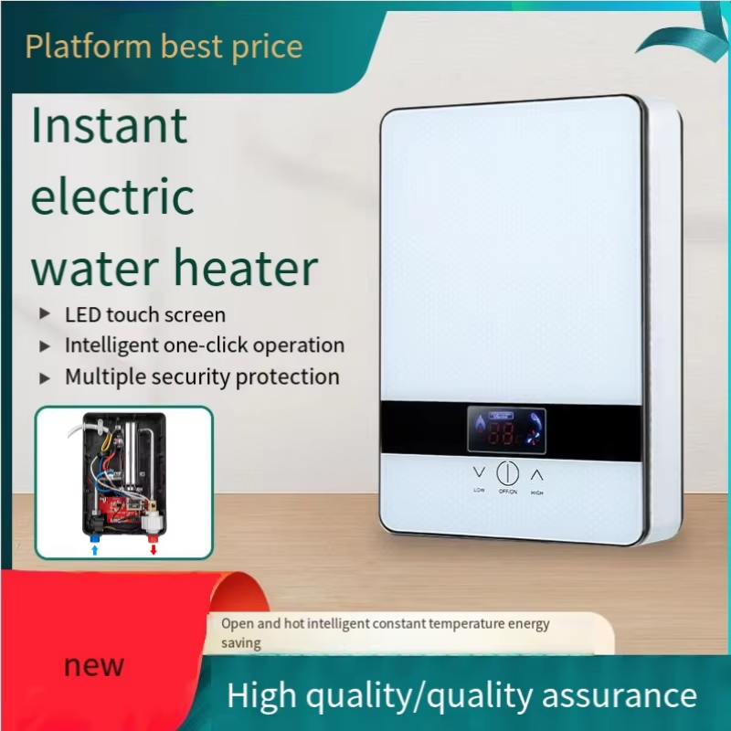 ポータブルインスタント電気温水器家庭用高速加熱防水キッチンバスルームミニコンパクト簡単インストール