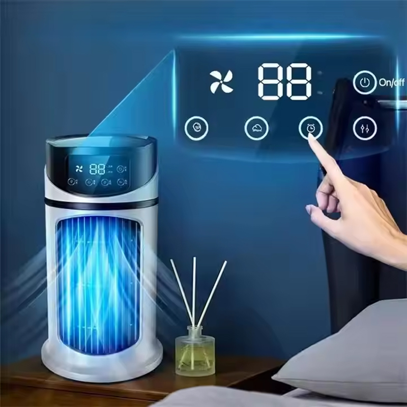 ホット販売ミニポータブルエアコンクーラーファン家庭寮オフィス USB 多機能ミュートモバイルエアコン
