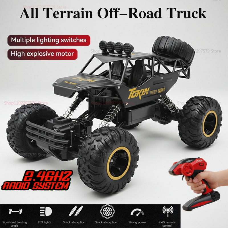 1:12 スケール 全地形対応 RC カー 30KMH 高速 4WD オフロードバギー リモコンコントロール トラック車両 おもちゃ ギフト 男の子 子供 ティーン向け