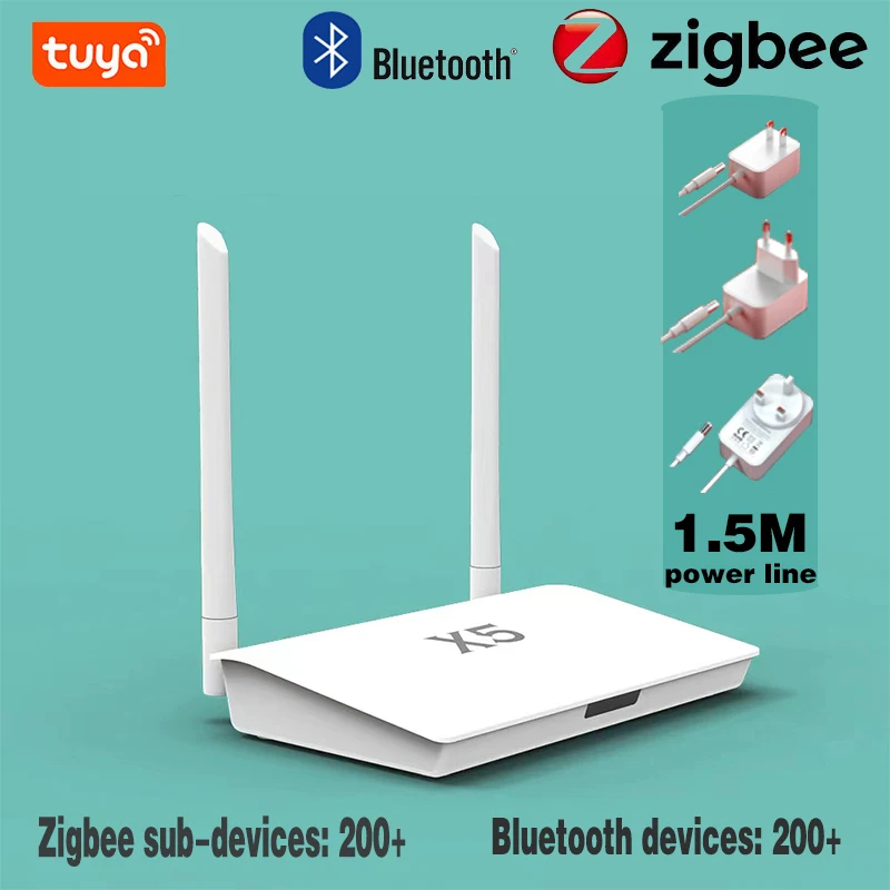 Smart Life Zigbee 3.0 / Bluetooth 5.0 2-in-1 ゲートウェイ ハブ X5 が 400 台のデバイスへのアクセスと複数のフロアでの作業を強化
