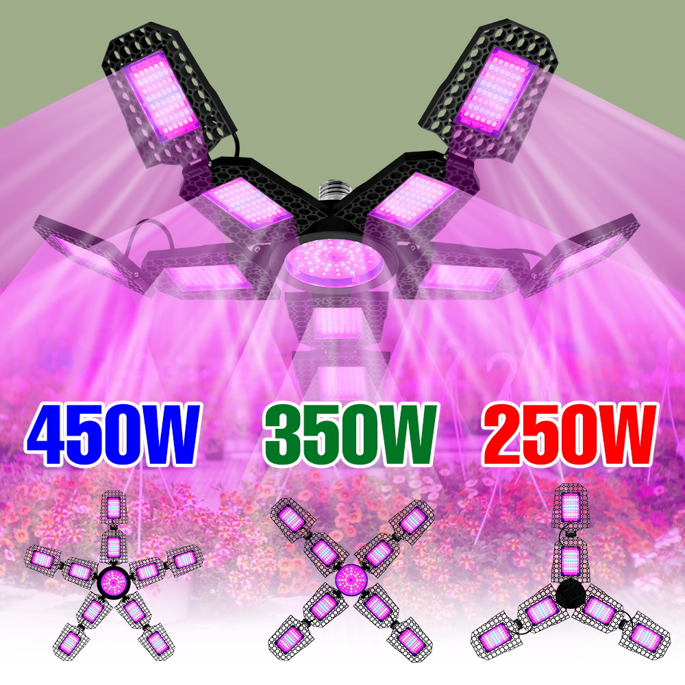 450 ワット LED 成長電球フルスペクトル E27 屋内植物フィルランプ 220V 温室テント多肉植物野菜水耕フルーツ栽培ライト