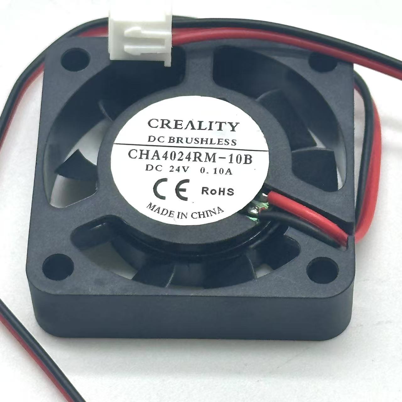 CREALITY CHA4024RM-10B DC 24V 0.10A 40x40x10mm 2 線式サーバー冷却ファン