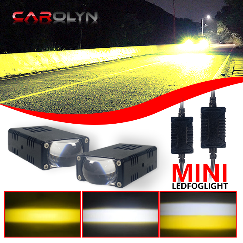 Led ヘッドライトバンパーフォグランププロジェクターレンズワークライトミニドライビングライト補助ライト車オートバイバースポットライト