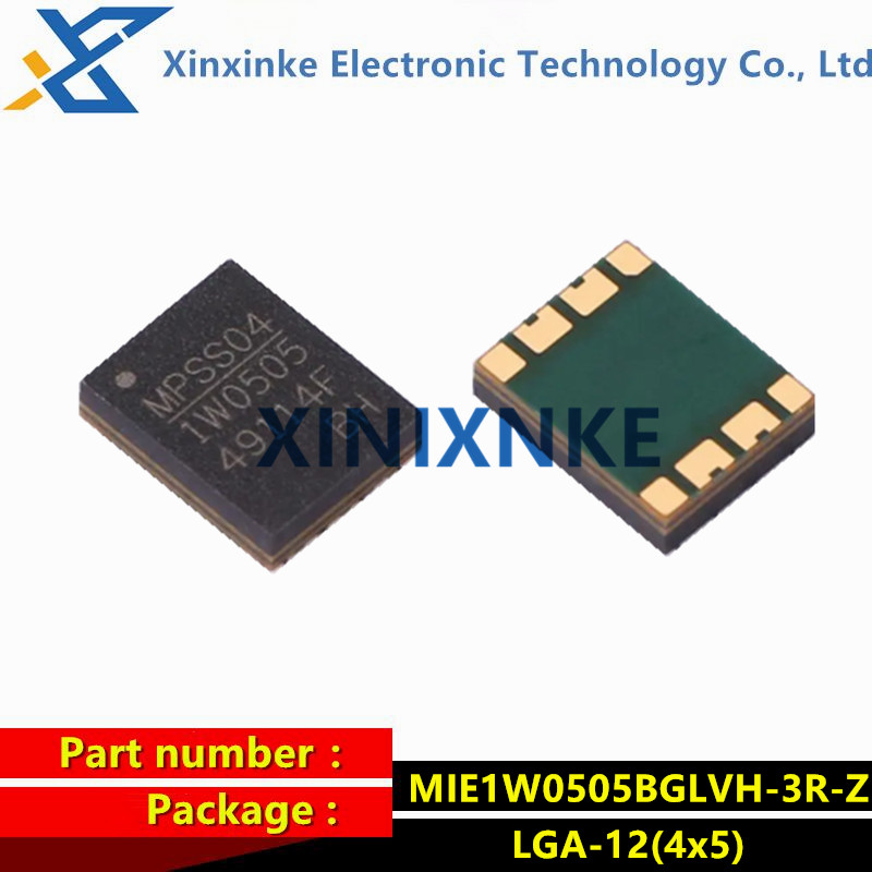 5 個 MIE1W0505BGLVH-3R-Z LGA-12 (4x5) MIE1W0505BGLVH マーキング：1W0505 絶縁型 DC/DC コンバータチップ電圧安定化モジュール IC