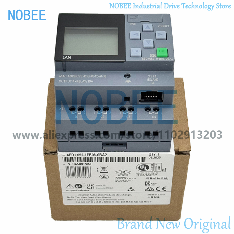 新しいオリジナル、コントローラ PLC ロゴ 8.4 230RCE ホストロジックモジュール、6ED1052-1FB08-0BA2 6ED10521FB080BA2