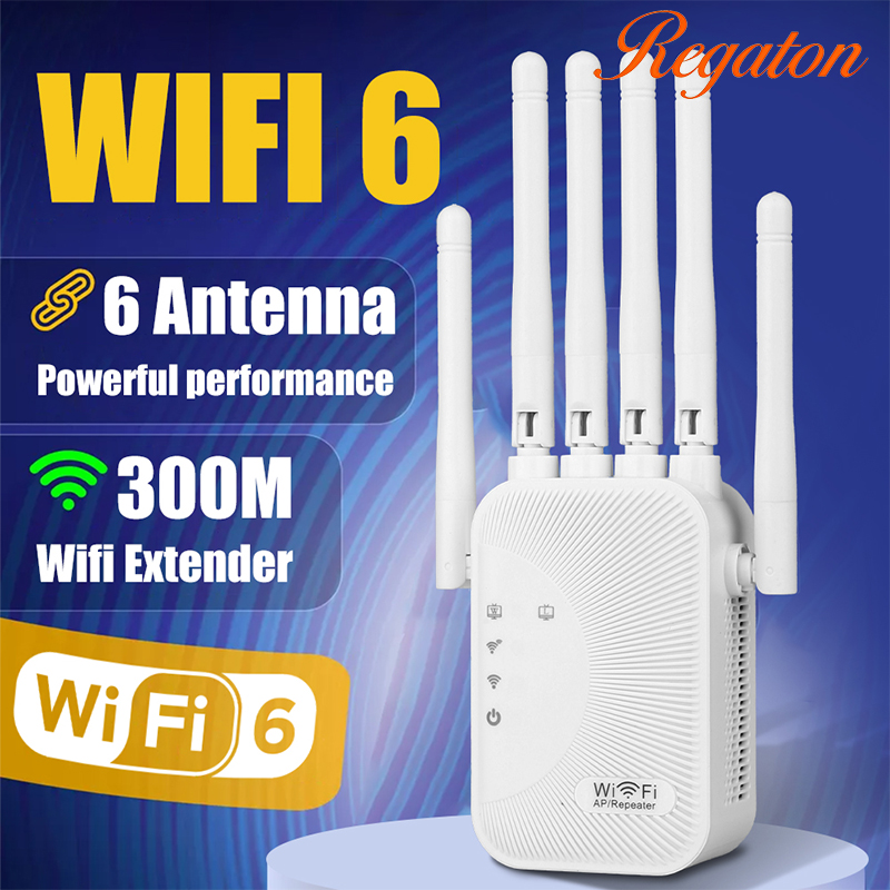 高速 300 メートル WiFi アンプ 2.4GHz ワイヤレスエクステンダー、信頼性の高い信号リピーター簡単操作屋内用ネットワークブースター