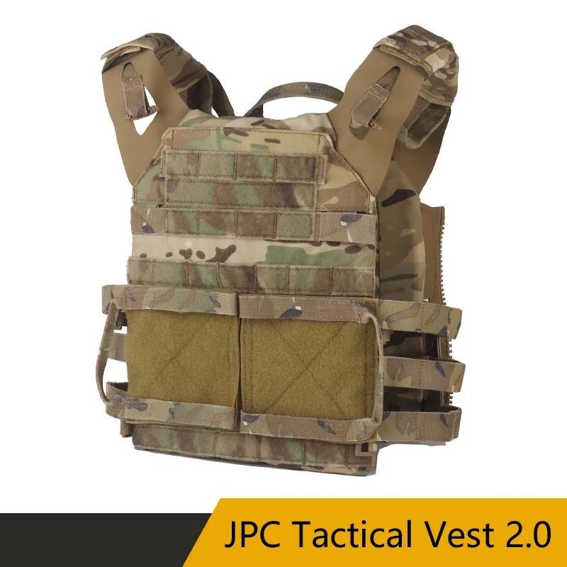 スポーツベスト男性 JPC2.0 通気性調整可能なクイックリリースエアガンベストナイロン狩猟キャリア屋外ペイントボールトレーニング