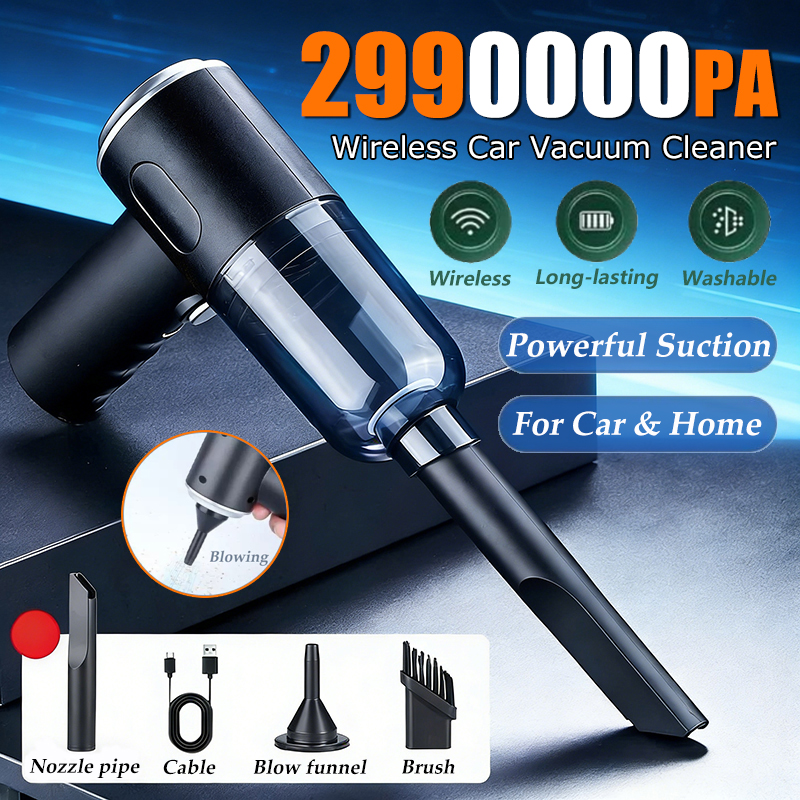2990000PA 掃除機ワイヤレス超高出力 2-in-1 ウェットドライポータブル強力な吸引掃除機車用家庭用デュアルユース