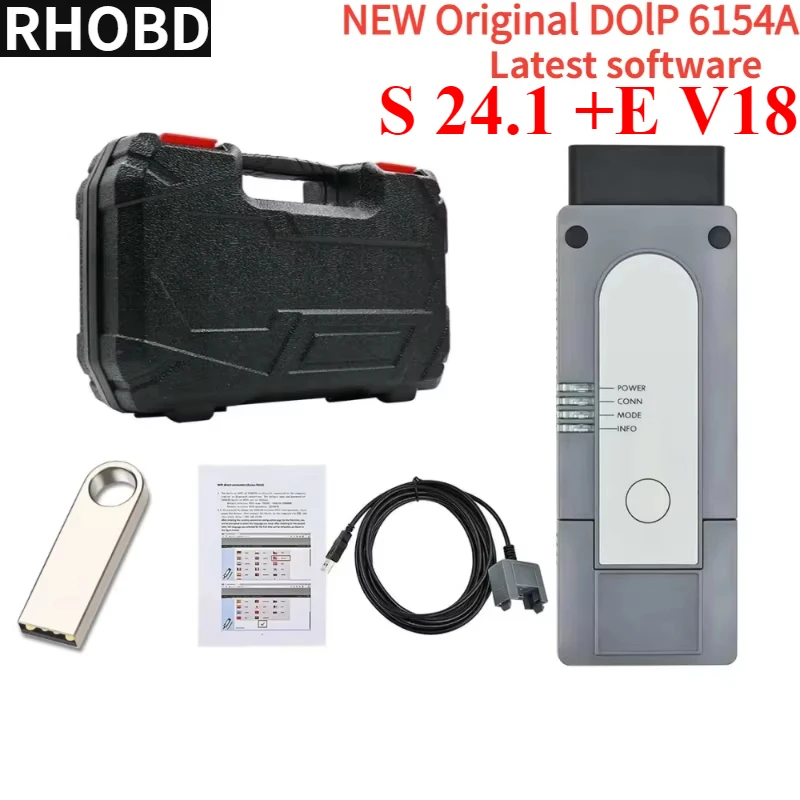 2025 新しい 6154a DOIP Wifi オリジナル 1:1 OBD2 スキャナ V23.01 最新のフルシステム 2023 まで診断プログラミングツール 6154 DOIP